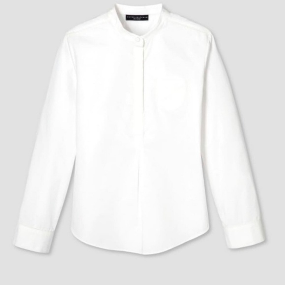 Victoria Beckham for Target Other - HP Victoria Beckham Half Button Up Long Sleeve Top